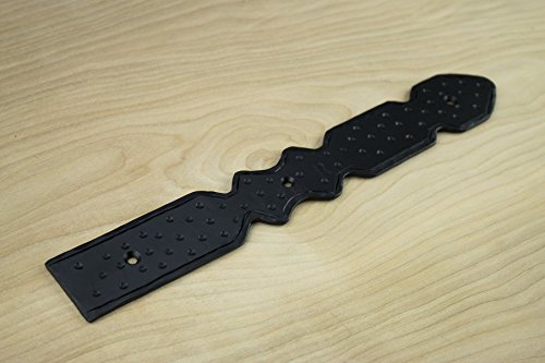 Dummy Hinge 12" For Barn Doors Gates & Garages Rustic Hammered Iron Black Finish Hand Crafted - Borderland Rustic Hardware
