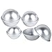 California Home Goods DIY Metal Bath Bomb Mold Set with 4 Varying Sizes, Set of 4