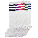 Angelina Referee Knee High Socks 6 or 12-Pair-Pack #2539WS
