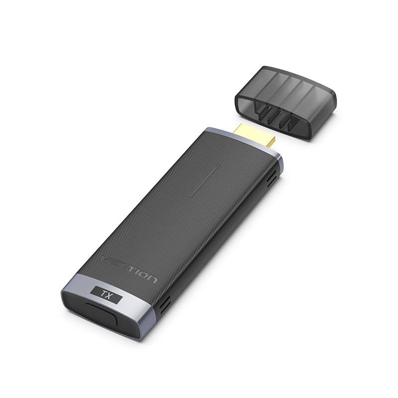 VENTION Wireless HDMI Transmitter 1-Pack, Used with VENTION Wireless HDMI Transmitter and Receiver Sets, 1 HDMI Receiver Paired Up to 8 Transmitters, 1080P Wireless HDMI Extender, Support 2.4/5GHz
