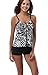 Attraco Women's High Waist Two Piece Swimsuit Swimwear Boyleg Black 16