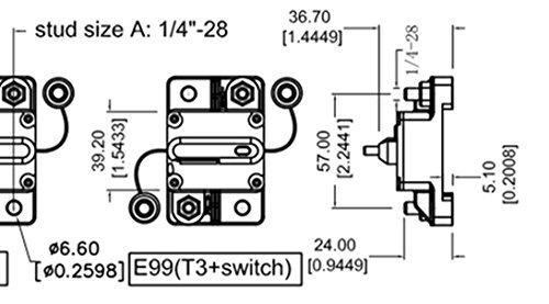 4 ZOOKOTO+Automotive+Circuit+Breaker+Waterproof