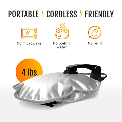 Happy Heat Cordless Foot Warmer for Swollen and Sore Feet, Soothing