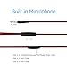 Earbuds with Microphone, USTEK 2 Pack Earbuds In Ear Headphones Wired Earphones Headphones with Control Remote Button