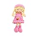 Linzy Livy Rag Doll with Strawbery Dress, Pink 17