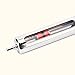 Fencia Stainless Steel Metal Syringe Glass Sampler Lab Glassware (10ml) with Adjustable Dose for Veterinary Animal Drug Injection