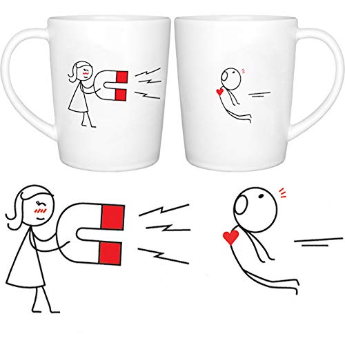 BOLDLOFT You Are Irresistible His and Hers Coffee Mugs-Couple Mugs Set, Anniversary Gifts for Boyfriend, Matching Gifts for Couples, His and Hers Gifts, Fiance Gifts for Him, Husband Gifts from Wife