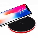 Wireless Charger, for iPhone 8 Charger, Qi-Certified Ultra-Slim Wireless Charger for iPhone X, iPhone 8/8 Plus, Samsung S9/S9+/S8/S8+/S7/Note 8 and More, PowerPort Wireless 5 Pad