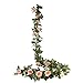O-heart 2PCS(15.7 FT) Fake Rose Vine Artificial Silk Flowers Garland Hanging Rose Ivy Plants for Wedding Backdrop Baby Shower Home Decor