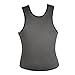 NINGMI Neoprene Slimming Vest Sweat Sauna Suits Gym Mens Weight Loss Shapewear With Zipper