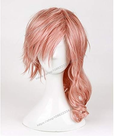 Amazon Co Jp ファイナルファンタジーff13エクレアファロンライトニングコスプレウィッグハロウィンカーリーロング人工毛 ウィッグキャップ ビューティー