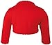 Lilax Little Girls' Knit Long Sleeve One Button Closure Bolero Shrug