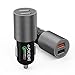 [Upgraded] Quick Charge 2.0 Car Charger 30W Dual Port with Qualcomm Certified - Smart 5V/2.4A +QC 2.0 12V/9V/5V for Samsung Galaxy S7/S6/Edge/Edge Plus,HTC One,LG,Nexus, iPhone 7/6S Plus,Tablets