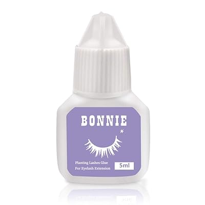 Eyelash Extension Glue for both Self and Professional Applications|Tasteless Non-Stimulating | 3-5 Sec Drying Time | Retention 20-25 Days | Sensitive Black Eyelash Glue by Bonnie, 5ml