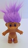 Russ Purple Haired Troll Doll 4.5 Inches Tall