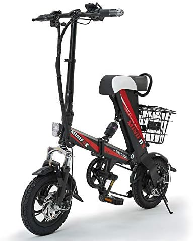 MEIYATU E-Bike - Folding Electric Bicycle with 15-18 Miles Range, E-Bike Scooter 250W Powerful Motor Collapsible Frame 36V