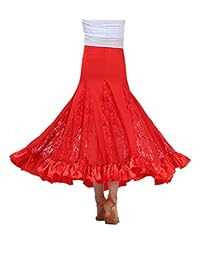 Falda larga para baile de baile latino