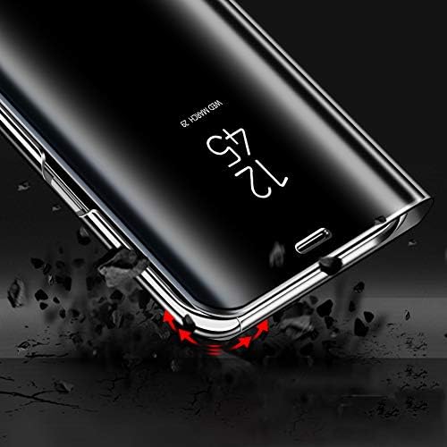 Bakicey Galaxy A40 Leder H/&uuml;lle A30 Handyh/&uuml;lle Spiegel Schutzh/&uuml;lle Flip Tasche Case Cover f/&uuml;r Samsung Galaxy A20 Stand Feature handyhuelle etui Bumper H/&uuml;lle f/&uuml;r Samsung Galaxy A40