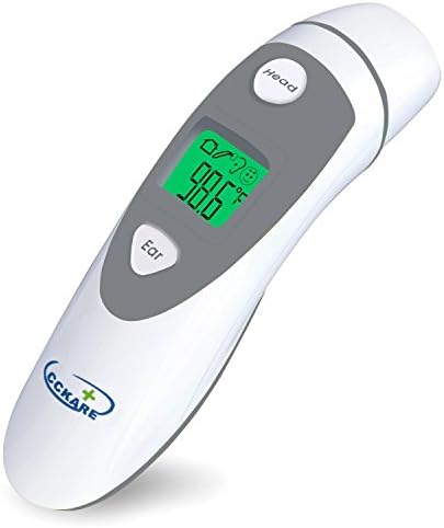 Ear Thermometer,CCKARE Ear and Forehead Thermometer ,Medical Professional Digital Thermometer Instant Read with CE and FDA Approved