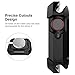 UooMoo Compatible with Apple Watch 4 case 44mm, TPU Shockproof Rugged Full-Protective Bumper Cover Replacement for iWatch Apple Watch Series 4 (44mm,Black)