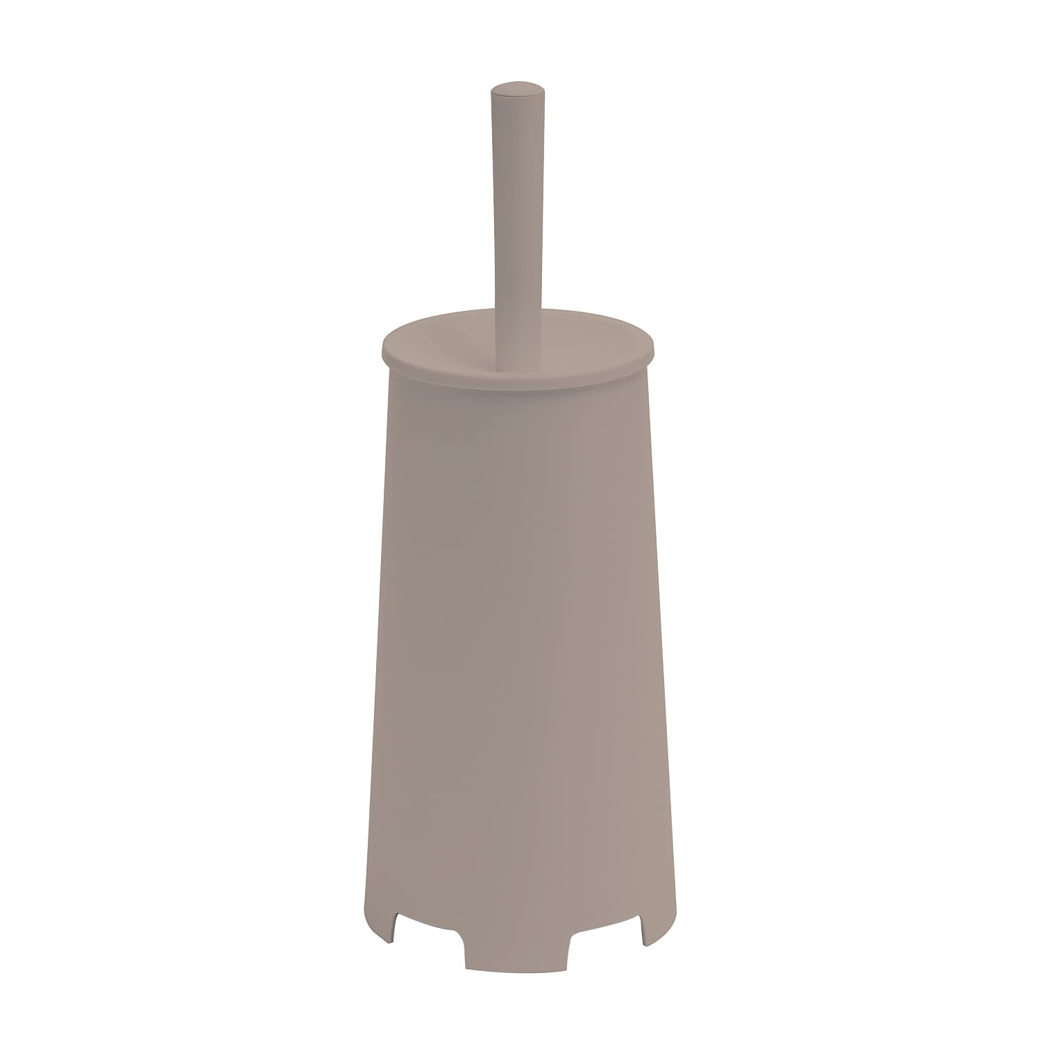 Gedy G-Oscar Countertop Toilet Brush Light Taupe, 35 x 13 x 13 cm, Weight 0.4 kg, Toilet Brush with Bristles Made with Thermoplastic Resins, Warranty Year 2, R&D Design