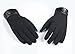 Beautyvan， Winter Mens Full Finger Smartphone Touch Screen Cashmere Cute Fashion Gloves Mittens (Black)