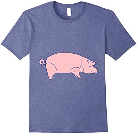 Mens Pig Floyd T Shirt Medium Heather Blue