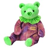 Ty Beanie Baby August Peridot Birthstone Teddy Happy Birthday Bear