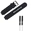 QGHXO Band for Garmin Forerunner 25, Soft Silicone Replacement Watch Band Strap for Garmin Forerunner 25 GPS Running Watch