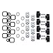 Hard Top Quick Removal Fastener Thumb Screw & Nut Kit for Jeep Wrangler YJ TJ JK JKU Sports Sahara Freedom Rubicon X & Unlimited X 2/4 Door 1995-2016