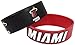 NBA Miami Heat Silicone Rubber Bracelet, 2-Pack