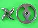 LEM Hobart Sausage Stuffer Meat Grinder Grinding Plate and Knife SET Size 12