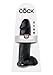 Pipedream King Cock with Balls, Black, 12 Inch