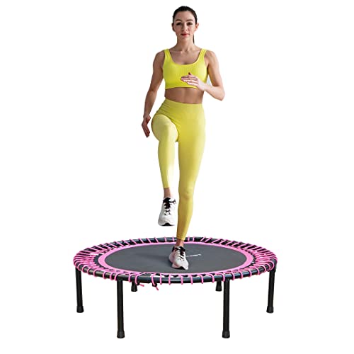 Fitness Trampoline for Adults and Kids, Indoor Rebounder Exercise