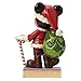 Jim Shore for Enesco Disney Traditions by Christmas Mickey Figurine, 4.5