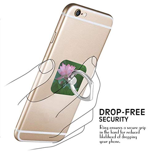 Ring Holder Best Lotus Flower Ring Mobile Phone Holder Adjustable 360° Rotation Phone Finger Holder for IPad, Kindle, Phone X/6/6s/7/8/8 Plus/7, Divi, Accessories Desk, Android Smartphone - Thumbnail 2