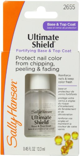 Sally Hansen Ultimate Shield Base & Top Coat 0.45 Ounce (13ml) (2 Pack)