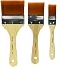 Royal Brush Golden Taklon Paint Brushs, Assorted Sizes, Set of 3