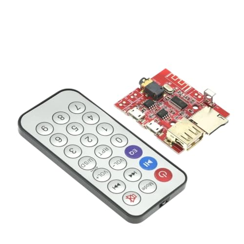 Car Bluetuth-Compatible 4.1 Mp3 Wav Decoding Board 3W Speaker Amplifier Audio Receiver Module Support USaB/Tf Remote Control New 2026 High for Reliable Electronic Component