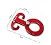 5pcs Ultralight Aluminum Guyline Cord Adjuster for Tent Camping Hiking Backpacking Outdoor Activity,Fixed Antiskid Open Hooks Outdoor Accessories,Red