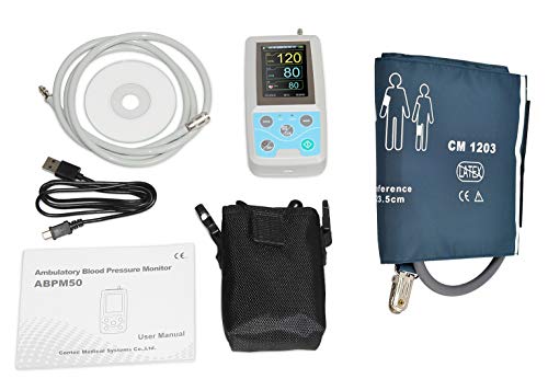 CONTEC 24 Hours Ambulatory Blood Pressure Monitor ABPM50 Free PC Software