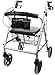 Lightweight Wheelchair and Walker Side Bag - Compact Carry Hands Free Front or Side Pouch for Electric or Manual Scooters, Rollators, and More - Storage Pocket with Attachment Loops