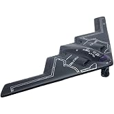 Zugar Land Die-Cast Pullback Stealth Bomber Models (4.25"-5.25") SR-71 Blackbird, F-22 Raptor, F-117 Nighthawk, B2 Bomber (B2 Bomber)