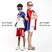 FUNDUODUO Superhero Capes, 16 Sets (32PCS) Bulk Pack Dress Up Costume for Kids Party, DIY Super Hero Capes and Masks with Stickers