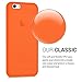 kwmobile Case Compatible with Apple iPhone 6 / 6S Case - Soft Slim Protective TPU Silicone Cover - Neon Orange