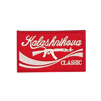Cobra Tactical Solutions Kalashnikova Classic Besticktes Patch Airsoft mit Klettverschluss auf der Rückseite