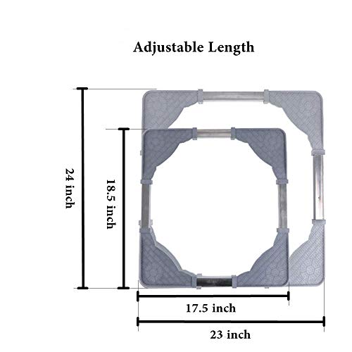1 Movable+Adjustable+Washing+Machine+Refrigerator