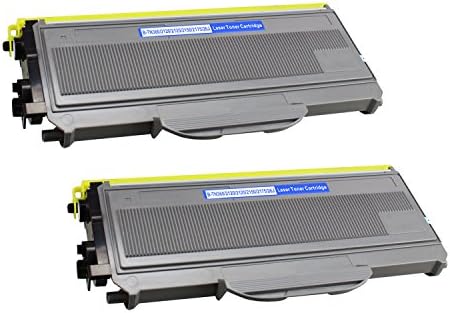 EBY 2 Pack New Replacement Compatible Brother TN360 TN-360 TN330 TN-330 Black High Yield Laser Toner Cartridge for HL-2140 HL-2150N HL-2170W DCP-7040 MFC-7320 MFC-7340 MFC-7345N MFC-7440N Printers