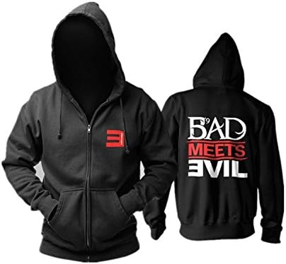 Eminem Cotton Coat Hip Hop Hoodies Bad Meets Evil
