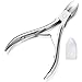 HHR Toenail Clipper/Nipper for Thick/Ingrown Toenails - Heavy Duty Nail Nipper and Cuticle Clippers - Surgical Grade Stainless Steel - 5" Long. Includes Safety Tip Cover - Stainless Steel